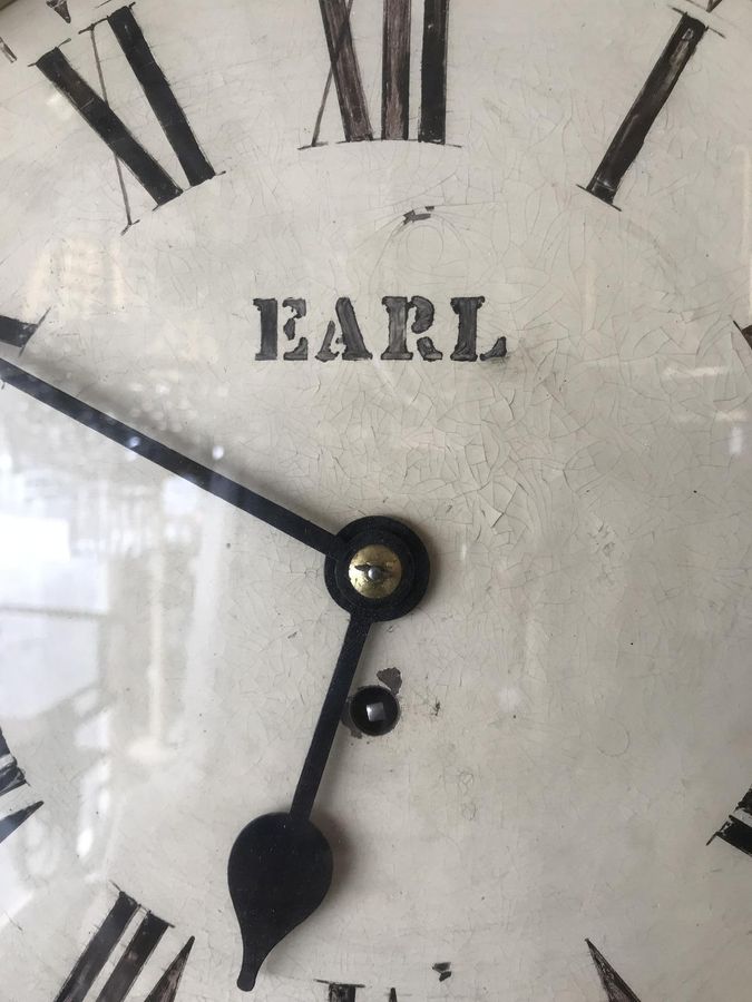 Antique Fusee 12 Inch English Wall Dial Clock ‚ÄúEarl‚Äù