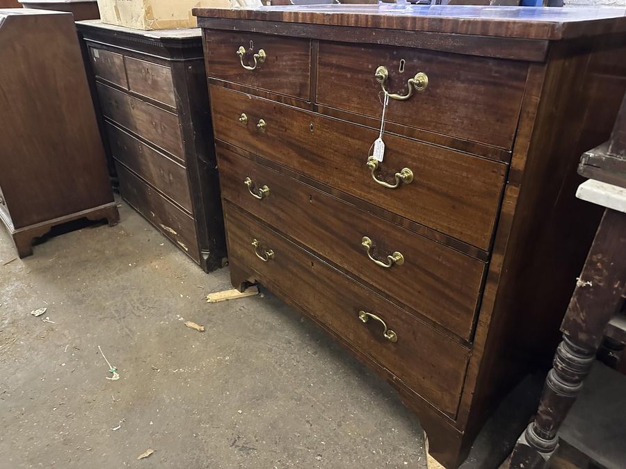 Antique Georgian 5 Drawer Chest of Drawers