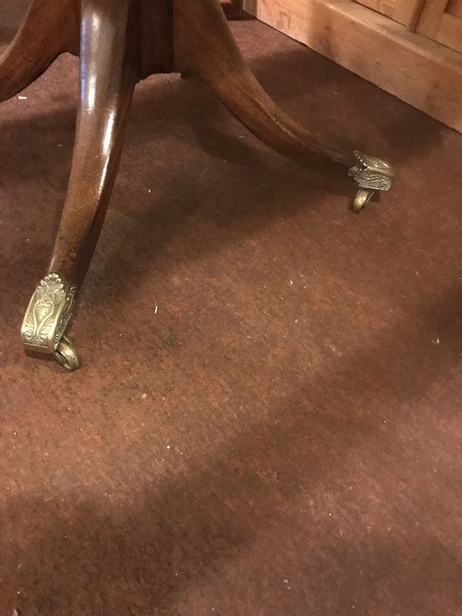 Antique Georgian Pedestal Inlaid Table