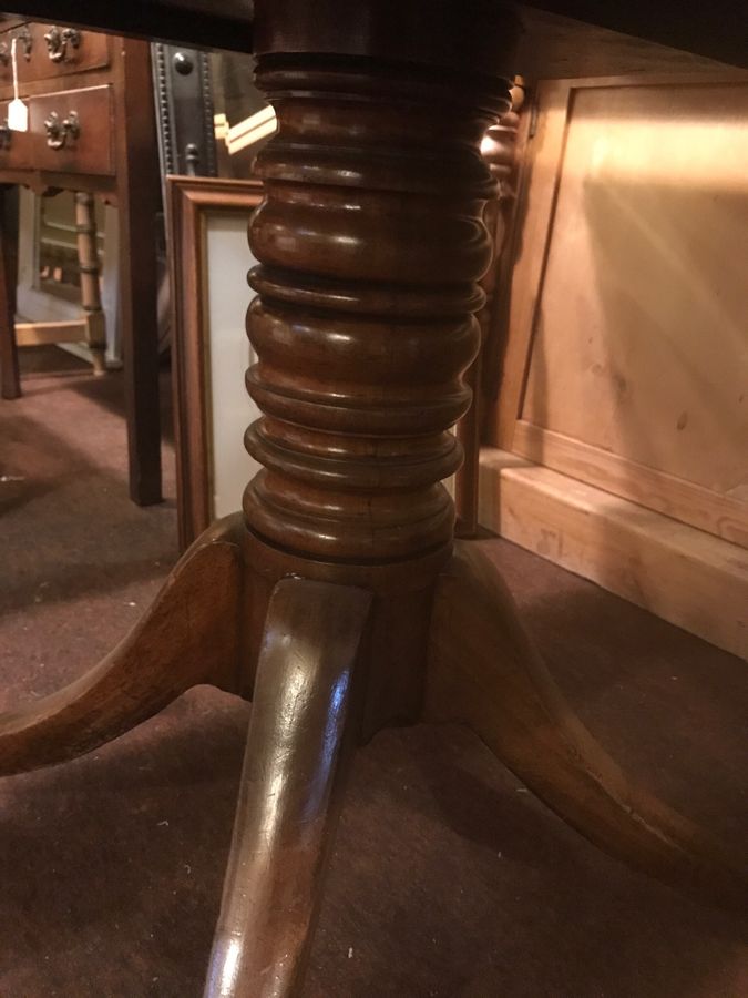 Antique Georgian Pedestal Inlaid Table