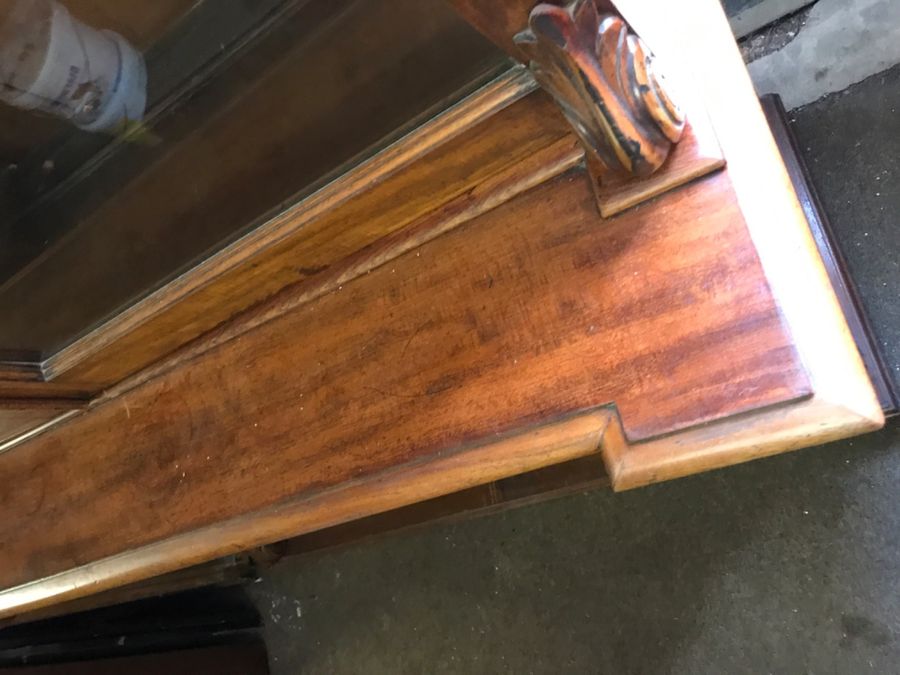 Antique Good Victorian Glazed Bookcase