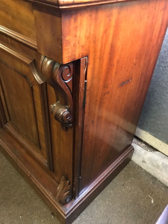 Antique Good Victorian Glazed Bookcase