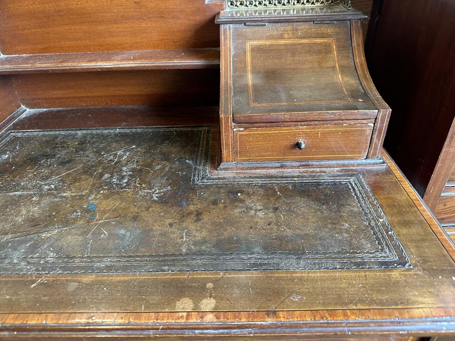 Antique Inlaid Carlton House Desk