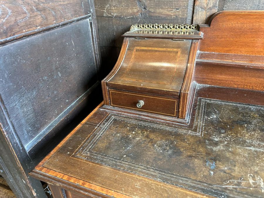 Antique Inlaid Carlton House Desk