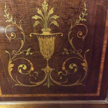 Antique Inlaid Edwardian Display Cabinet