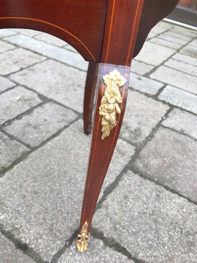 Antique Music Inlaid Cabinet