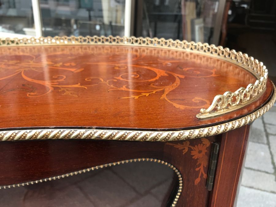 Antique Music Inlaid Cabinet