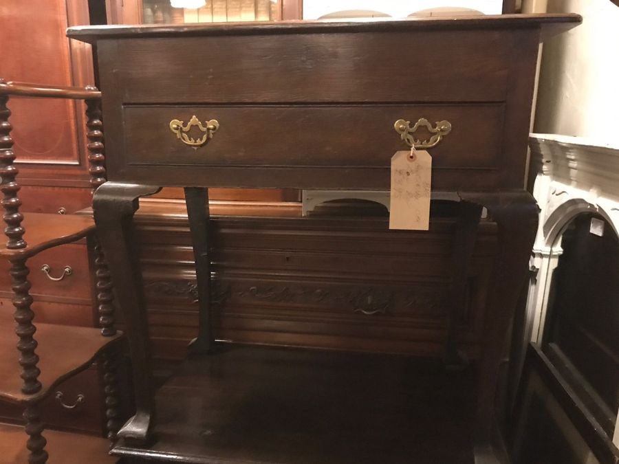 Oak Georgian Lowboy