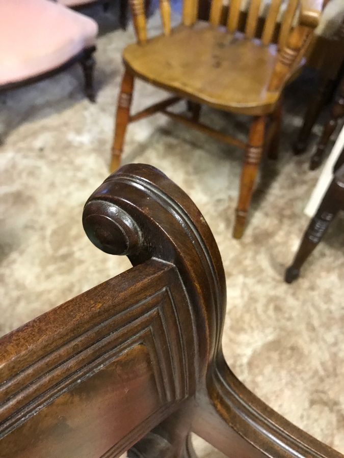 Antique Regency Mahogany Armchair