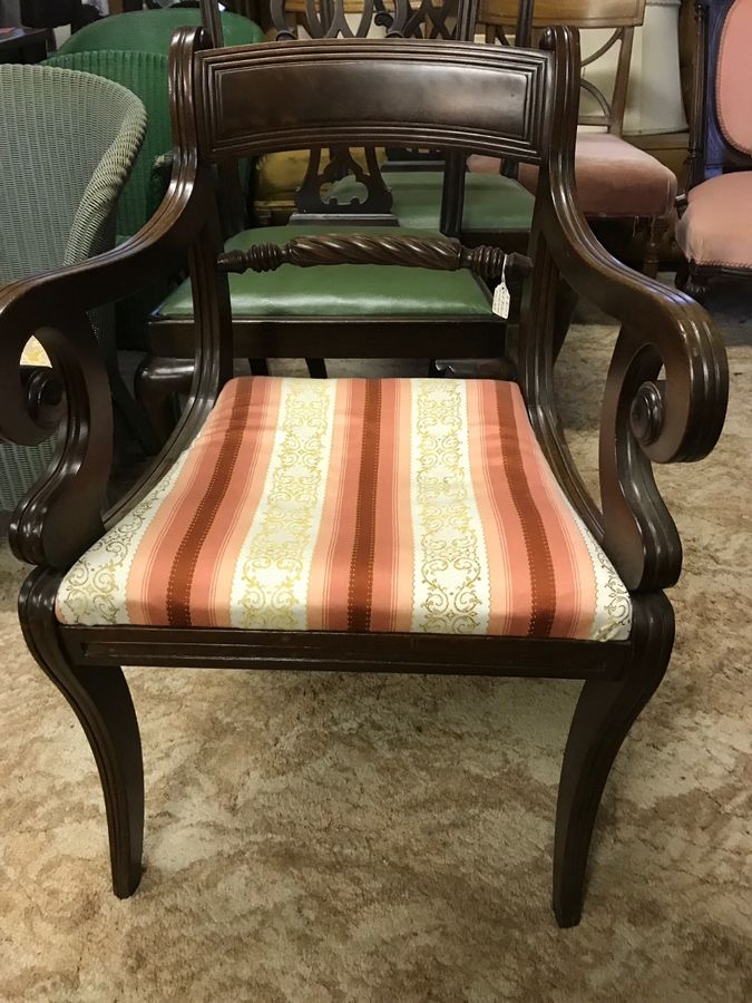 Antique Regency Mahogany Armchair