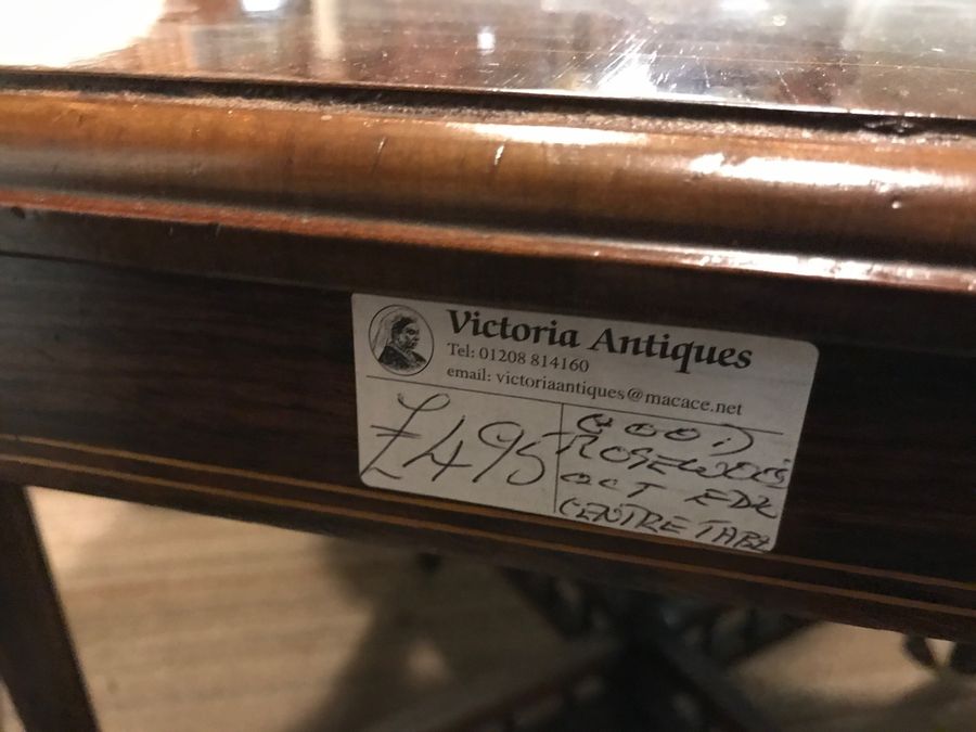 Antique Rosewood Centre Table c.1900