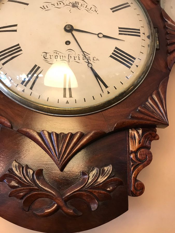 Antique Small Selection of Fusee English Wall Clocks