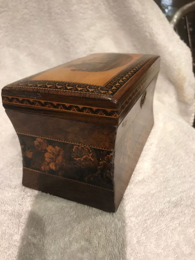 Antique Tumbridge Ware Box c.1880