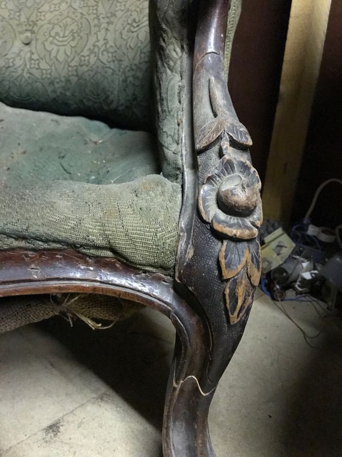 Antique Victorian Armchair