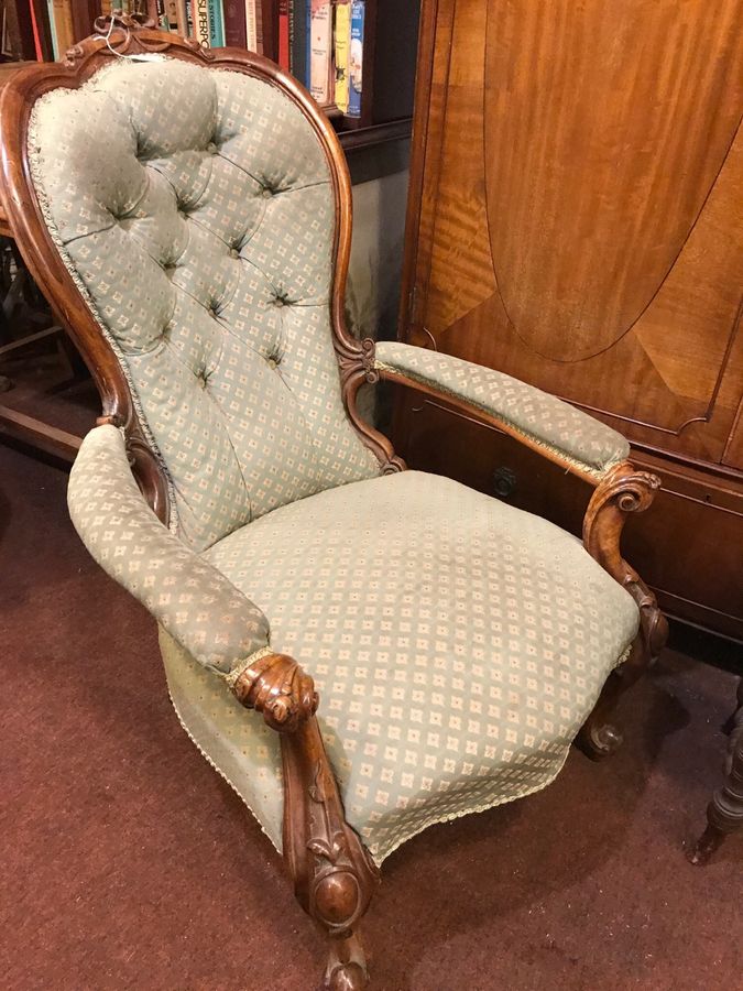 Antique Victorian Armchair