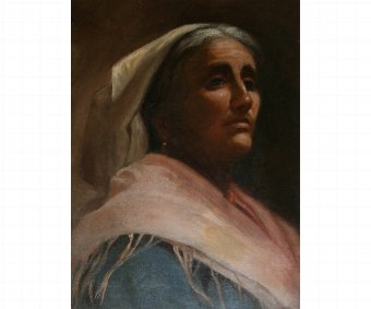Head and Shoulders Portrait of a Lady