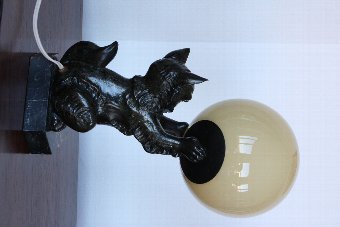 Antique Art Deco Molins-Balleste Lamp