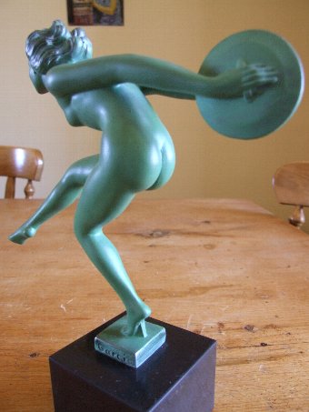 Antique French Art Deco Dancer Named 