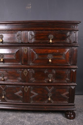 Antique Geometric Chest of Drawers