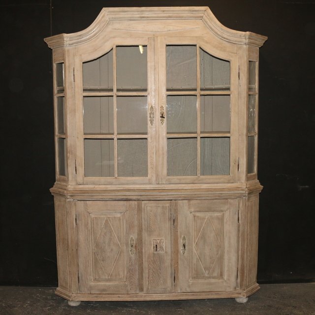 Antique  Pretty Glazed Cabinet