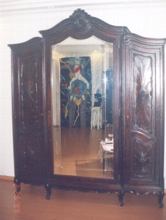 Closet, Wardrobe with mirror
