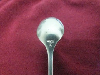 Antique Danish Sterling Silver Crown Finial Serving Set- Spoon