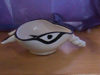 Roger Capron goats head dish. 1960's