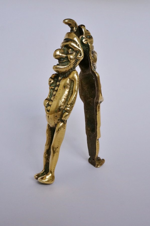 Antique Punch and Judy brass nutcracker, 1920`s, English ANTIQUES.CO.UK