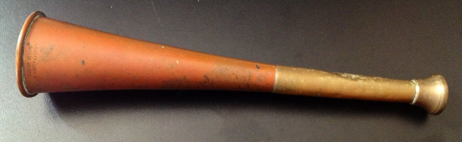 Vintage 9 inch George Parker & Sons Ltd , Maker- Copper & Brass Hunting Horn