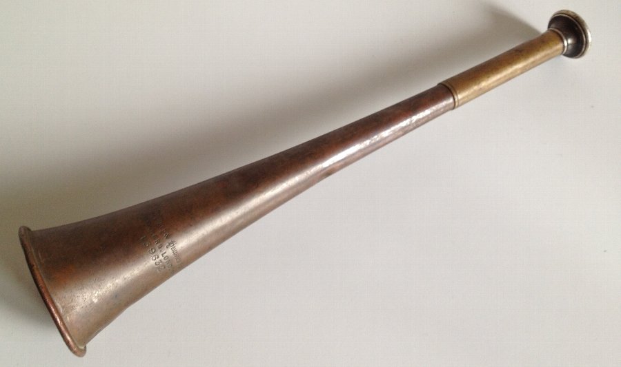 Vintage 10 inch Boosey & Hawkes Copper Hunting Horn 1931