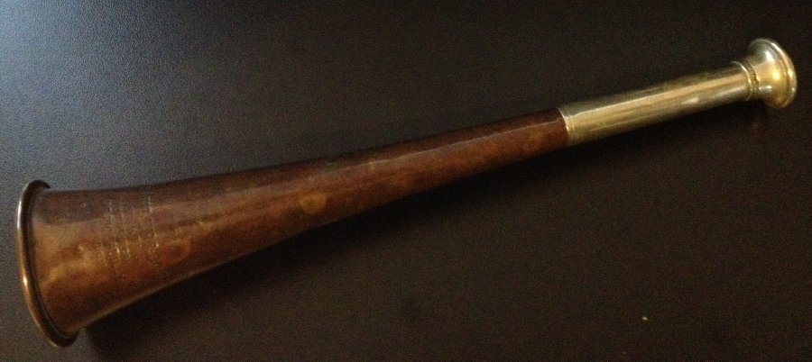 8 3/4 Inch Kohler Cotswold style Copper Hunting Horn