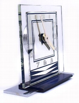 Antique Rare Art Deco Modernist Clock by ATO