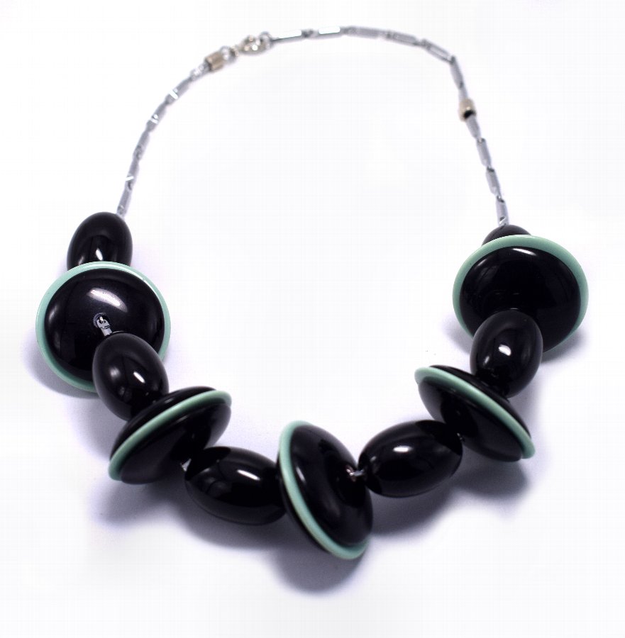 Art Deco Statement Necklace By Jacob Bengel, Circa 1930