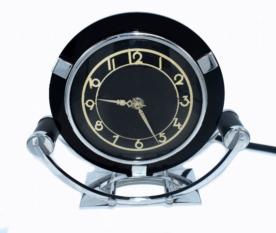 Antique 1930s Art Deco Modernist Smiths Clock