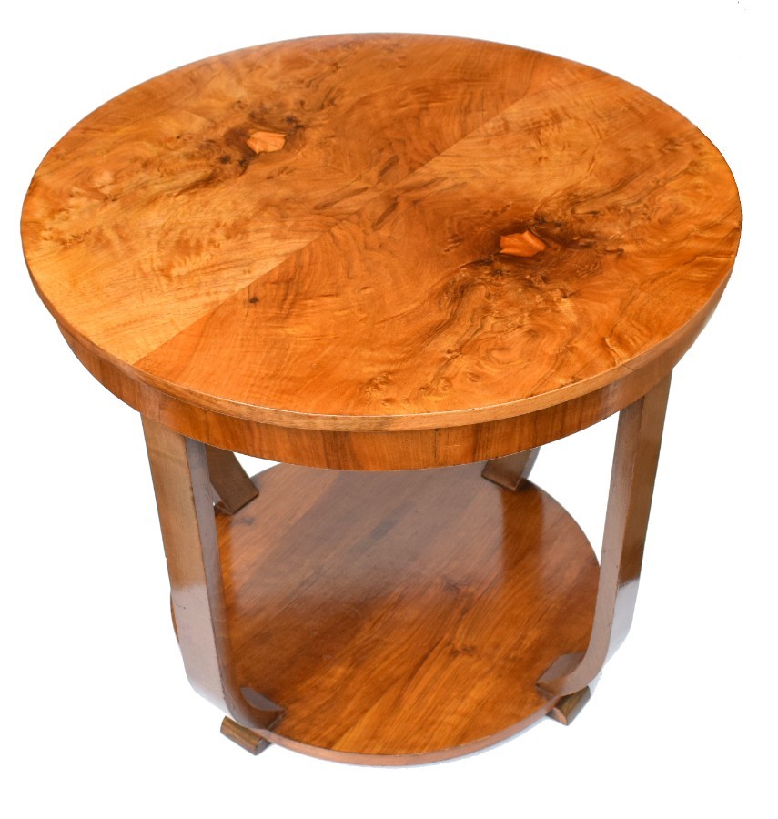 Art Deco Walnut Coffee Table