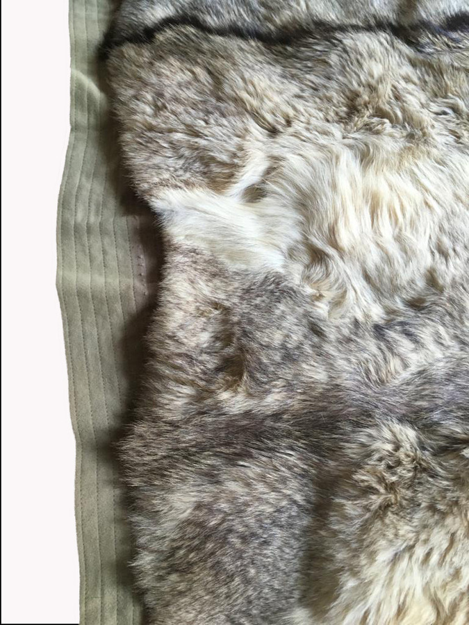 Antique Rare vintage HERMES fur blanket