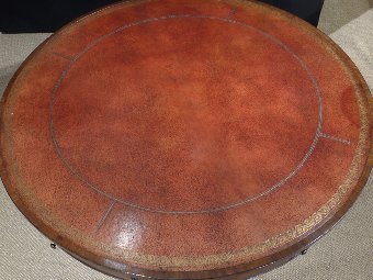 Antique Antique drum table
