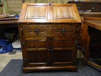 Linen fold old charm bureau