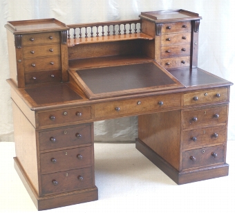 Antique Mahogany Dickens Desk