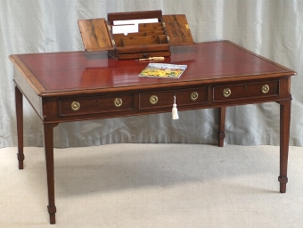 Antique Mahogany Library Table