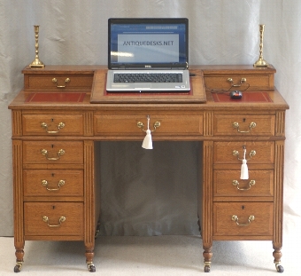 Antique Oak Dickens Desk