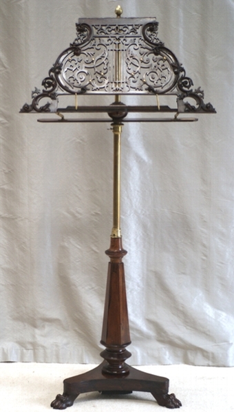 Antique Rosewood Music Stand by JAS Shoolbred