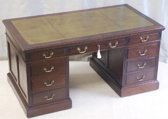 Antique Pedestal Desk