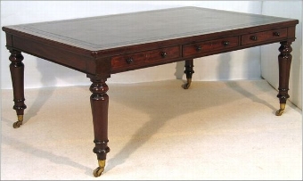 Fine Large Library Table by Holland & Sons