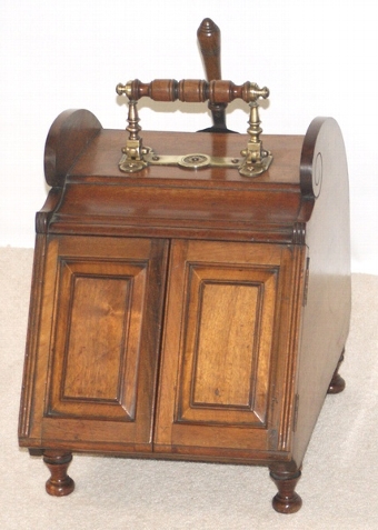 Victorian Walnut Coal Box Purdonium