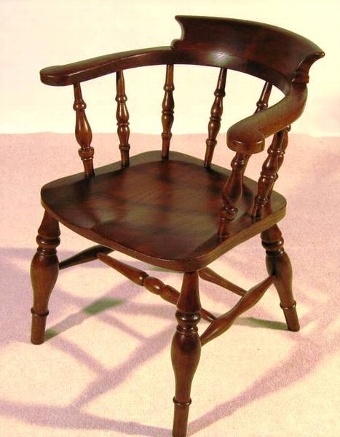 Victorian smokers bow chair