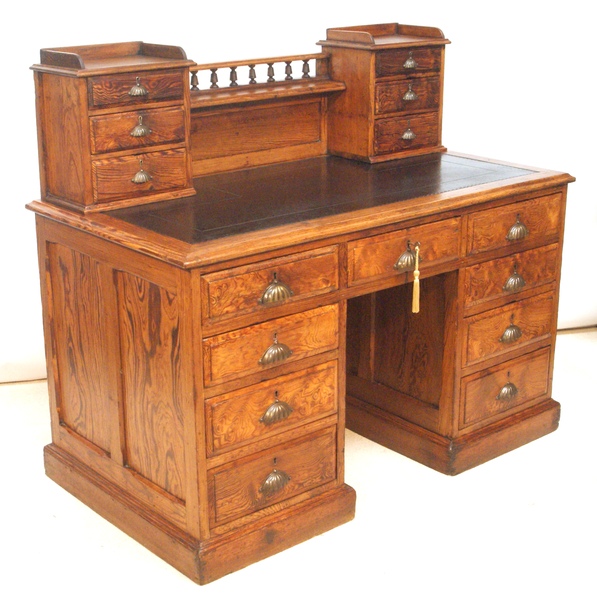 Antique Antique Victorian Teachers Desk
