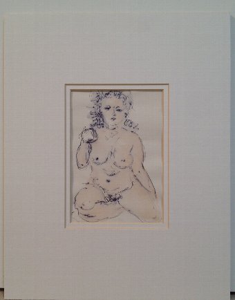THREE (3) INK & WASH NUDES, SCHOOL OF RAPHAEL SOYER