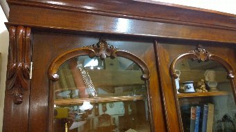 Antique Impressive 19th Century English Mahogany Bookcase