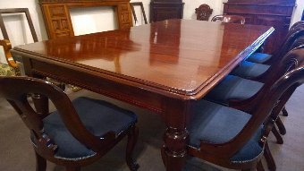 Antique 10 seat Mahogany dining table, Restored and with good colour and finish